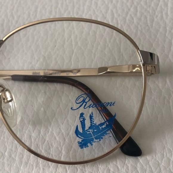 🆕 Antique Gold Retro eyeglasses by Riccione💥 - Picture 8 of 15